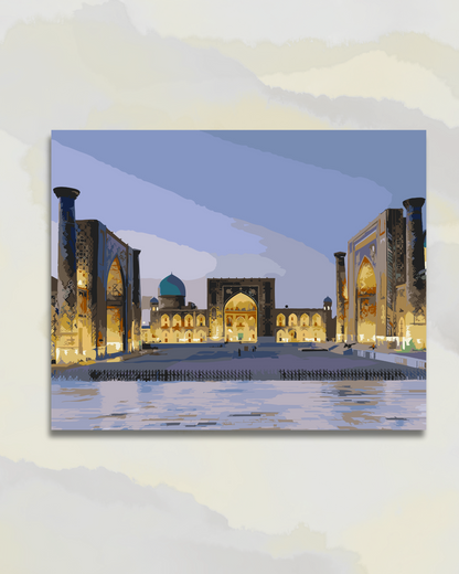 Le Registan (nuit)