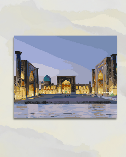 Le Registan (nuit)