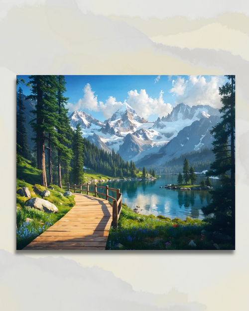 Le Ponton du Lac de Montagne