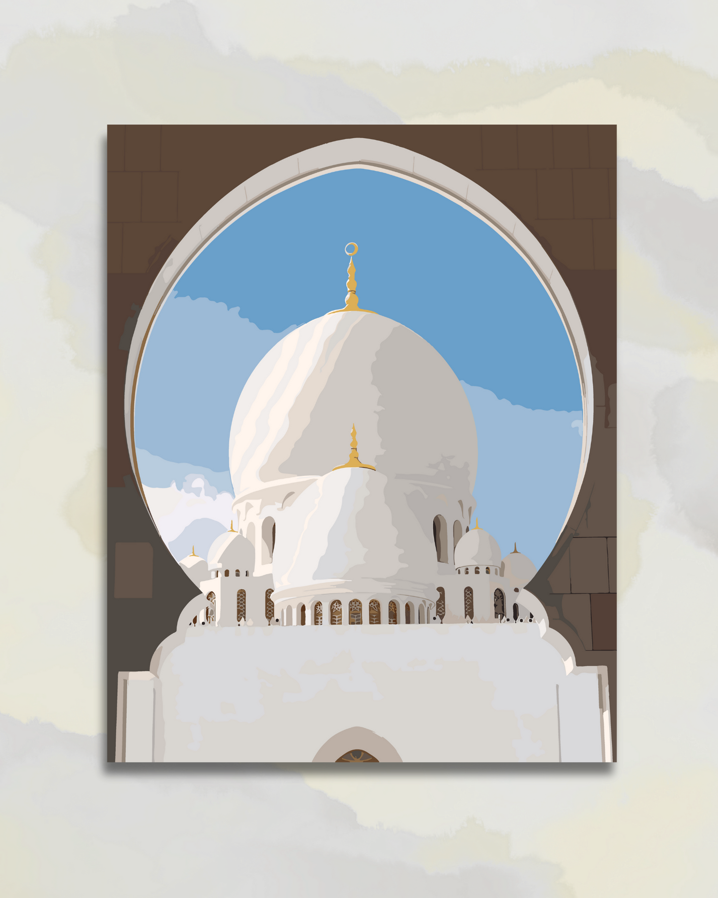 Fenêtre sur Abu Dhabi, Grande Mosquée Cheikh Zayed