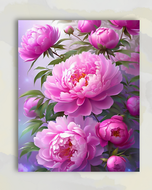 Beauté Printanière des Pivoines Mauves